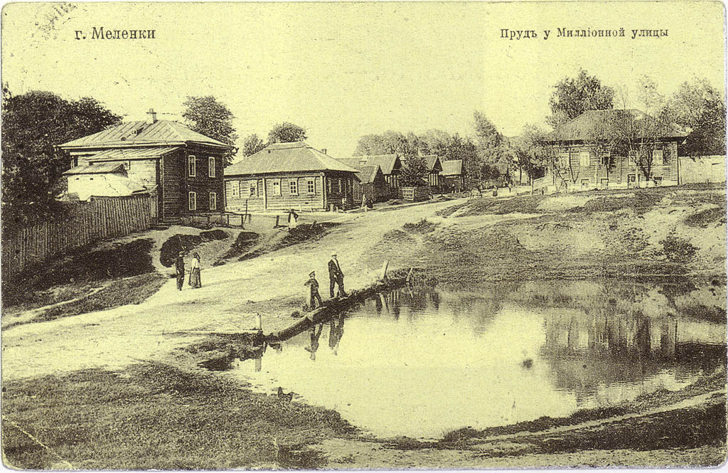 Пруд у Миллионной улицы.